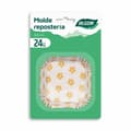 Miniatyrbillede 2 af 3: Muffinform Algon Gul Blomst Engangsanvendelse (24 Dele) (24 enheder)
