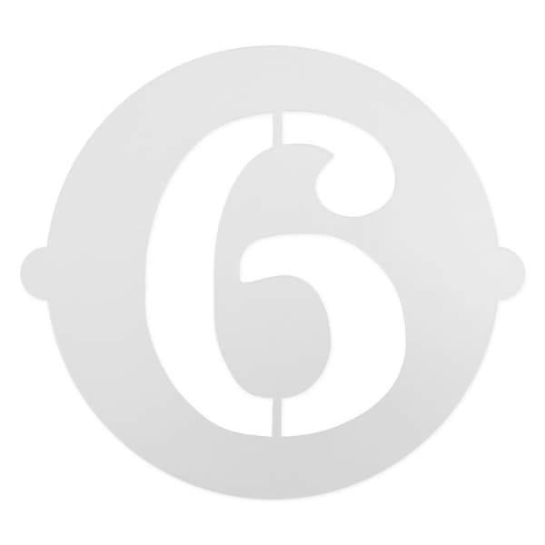 Kage skabelon Algon Tal 6 36 Enheder