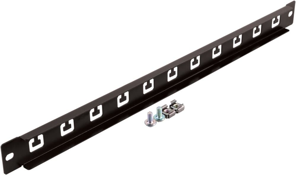 TOTEN, 19" kabelhåndteringsplade, 1U