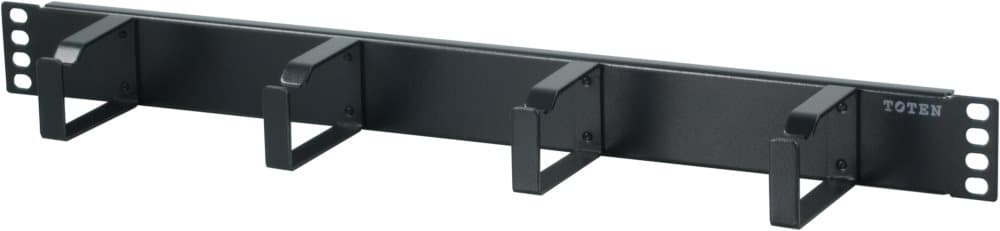 TOTEN, 19" kabelpanel 1U, 4 beslag