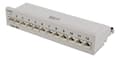 Miniatyrbillede 1 af 5: Patch Panel, 12xRJ45, Cat6a, wall-mountable, metal, grey