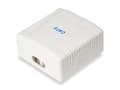 Miniatyrbillede 6 af 6: equip Pro - Installationsboks netværksinterface - RJ-45 X 2 - hvid, RAL 9010 (235214)