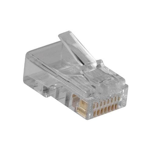 ACT RJ45 (8P/8C) modulært stik til fladkabel. Stik: RJ-45 (8P/8C) Rj45 stik 8p8c modulært kabel (TD108)