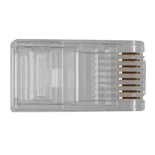 ACT RJ45 (8P/8C) modulært stik til fladkabel. Stik: RJ-45 (8P/8C) Rj45 stik 8p8c modulært kabel (TD108)