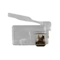 Miniatyrbillede 5 af 6: ACT RJ10 (4P/4C) modulært stik til fladkabel. Stik: RJ-10 (4P/4C) Rj10 stik 4p4c modulært kabel (TD102)