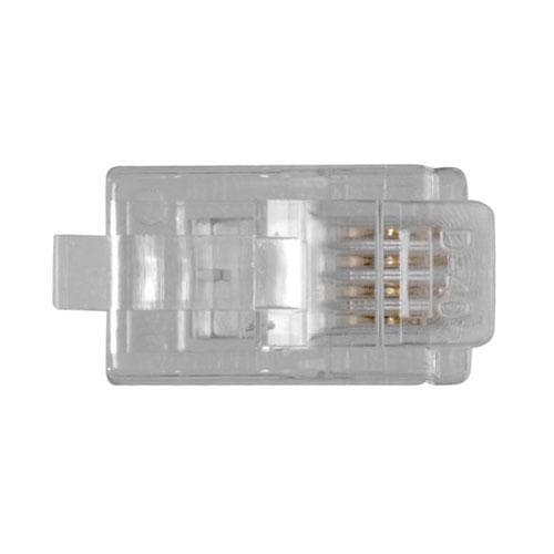 ACT RJ10 (4P/4C) modulært stik til fladkabel. Stik: RJ-10 (4P/4C) Rj10 stik 4p4c modulært kabel (TD102)