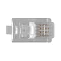 Miniatyrbillede 6 af 6: ACT RJ10 (4P/4C) modulært stik til fladkabel. Stik: RJ-10 (4P/4C) Rj10 stik 4p4c modulært kabel (TD102)