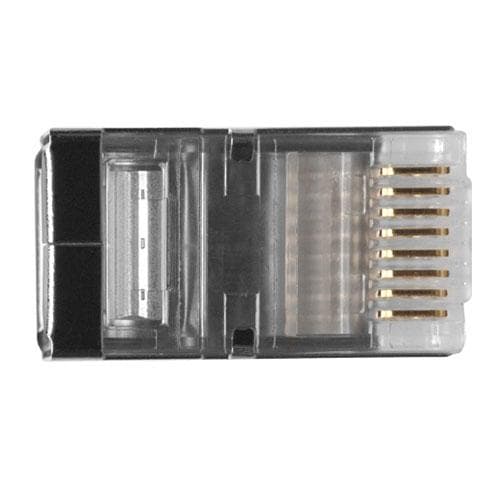Intronics skærmet CAT6 RJ-45 stik til kabel med fleksible og solide kerner i pose 25 stk.