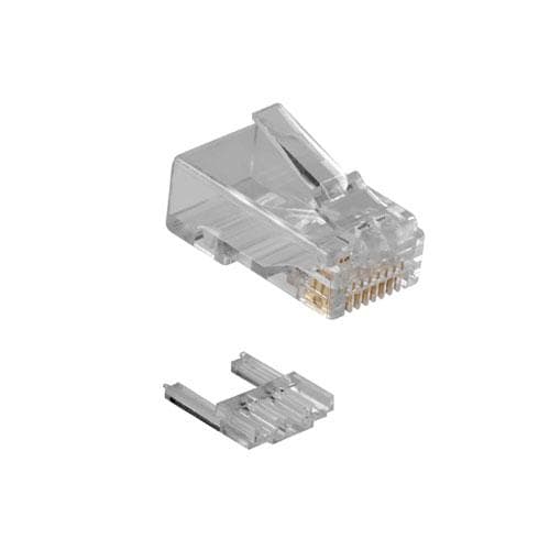ACT RJ45 (8P/8C) CAT6 modulär kontakt för rund kabel med solida eller tvinnade ledare. Lämplig för: Solid och tvinnad kabel Rj45-kontakt cat6 oskärmad