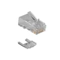 Miniatyrbild 4 av 6: ACT RJ45 (8P/8C) CAT6 modulär kontakt för rund kabel med solida eller tvinnade ledare. Lämplig för: Solid och tvinnad kabel Rj45-kontakt cat6 oskärmad