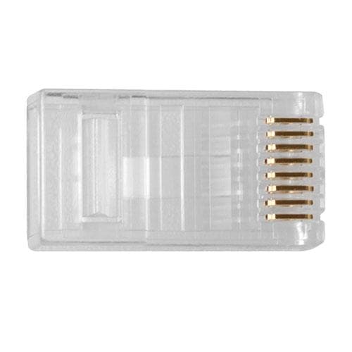 ACT RJ45 (8P/8C) CAT6 modulär kontakt för rund kabel med solida eller tvinnade ledare. Lämplig för: Solid och tvinnad kabel Rj45-kontakt cat6 oskärmad