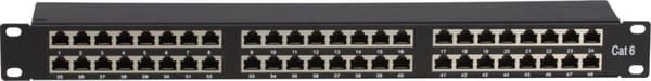 CAT6 FTP Patch Panel - 48 porttia