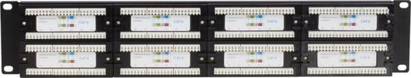 CAT6 UTP Patch Panel - 48 porte