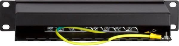 10 tums CAT6 FTP patchpanel - 8 portar