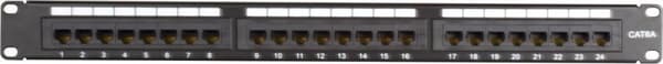 CAT6a UTP Patch Panel - 24 porte