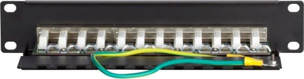 10 tuuman CAT5e FTP Patch -paneeli - 12 porttia