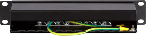 10-tums CAT5e FTP-patchpanel - 8 portar