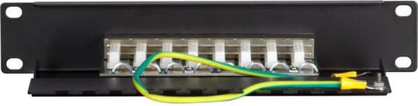10-tums CAT5e FTP-patchpanel - 8 portar