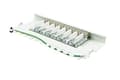 Miniatyrbild 2 av 3: Patch Panel Desktop Cat. 6A, 8-portar, 0,5U, STP-skärmad, verktygsfri öppning, rent vit (RAL9010) (GC-N0119)