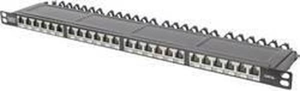 Digitus DN-91624S-SL-EA 24 portar Nätverkspatchpanel CAT 6A 0,5 HE