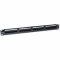 Miniatyrbild 2 av 4: Intellinet Cat6 Patch Panel - Patch Panel - RJ-45 X 24 - Svart - 1U (520959)
