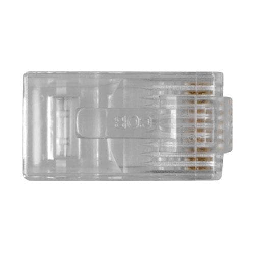 ACT RJ48 (10P/10C) modulär kontakt för platt kabel. Kontakt: RJ-48 (10P/10C) Rj48-kontakt 10p10c mudular kabel (TD110)