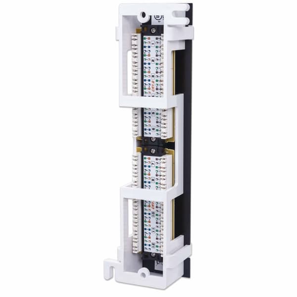 Intellinet - Patch Panel - RJ-45 X 12 - Sort (560269)