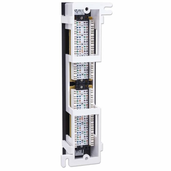 Intellinet - Patch Panel - RJ-45 X 12 - Sort (560269)