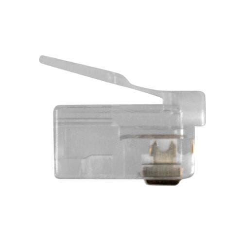 ACT RJ11 (6P/4C) modulär kontakt för rund kabel med tvinnade ledare. Kontakt: RJ-11 (6P/4C) Rj11 plus 6p4c tvinnad rund (TD104R)