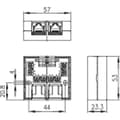 Pikkukuva 3 / 4: Telegärtner J00023A0056 RJ-45 valkoinen kanta