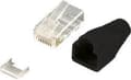 Miniatyrbillede 2 af 4: LogiLink RJ45 Crimp Connectors til U/UTP CAT6 netværkskabel (fleksibel) - 100 stykker / sort