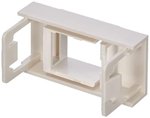 Delock Easy 45 Modul Keystone Holder 22,5 x 45 mm - moduldæksel snap-in holder - hvid - 1 tilslutning (81353)