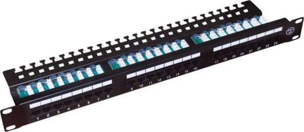 Alantec PK013 patchpanel 1U Sort