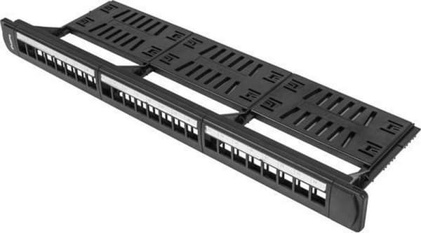 Lanberg PPKS-1124-B patch panel 1U Sort