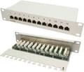 Miniatyrbild 3 av 4: LogiLink NP0041 12 portar Nätverkspatchpanel CAT 6 1 U