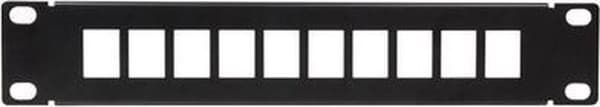 10'' Patch Panel til 10 Keystone-moduler / grå