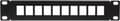 Miniatyrbillede 3 af 5: 10'' Patch Panel til 10 Keystone-moduler / grå
