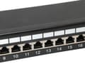 Pikkukuva 5 / 5: Varusta Patch-paneeli 24x RJ45 Cat6 19" 1U musta