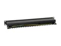 Pikkukuva 2 / 5: Varusta Patch-paneeli 24x RJ45 Cat6 19" 1U musta