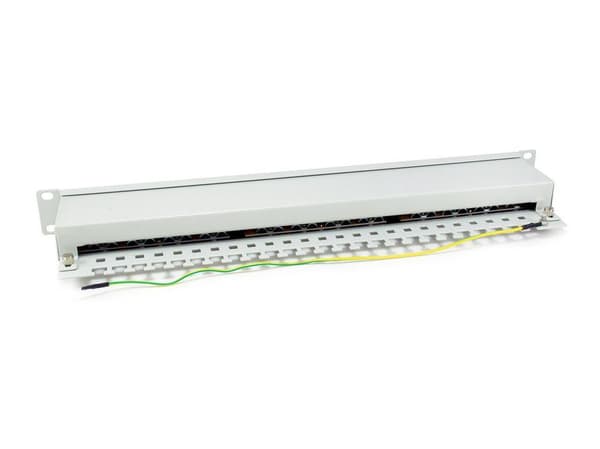 Udstyr Patch panel 24x RJ45 Cat6 19" 1U grå