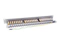 Miniatyrbillede 5 af 6: Udstyr Patch panel 24x RJ45 Cat6 19" 1U grå