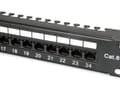 Miniatyrbild 5 av 6: Utrusta patchpanel 24x RJ45 Cat6 1U UTP 19"