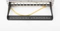 Miniatyrbillede 4 af 5: Digitus DN-91420 10 tommer serverrack kabinet frontpanel