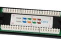Miniatyrbild 3 av 7: Utrusta Patch panel 24x RJ45 Cat5e 19" 1U svart
