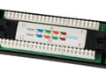 Miniatyrbild 4 av 7: Utrusta Patch panel 24x RJ45 Cat5e 19" 1U svart