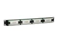 Miniatyrbild 7 av 7: Utrusta Patch panel 24x RJ45 Cat5e 19" 1U svart