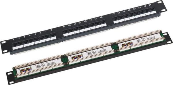 Alantec PK-U5-1 patchpanel 1U Svart