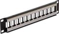 Pikkukuva 2 / 5: DeLOCK Keystone Patch Panel - Patch Panel - Musta - 1U - 25,40 cm (10") - 12 porttia (43326)