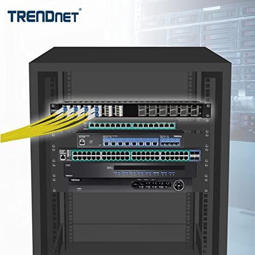 TRENDnet TC-KP24SA 24 port patchpanel til keystones, vinklet 1U (TC-KP24SA)