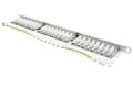 Miniatyrbillede 2 af 3: Patchpanel 48,30 cm (19") Kat. 6, 24-ports, 0,5 U, STP-afskærmet, åbning uden værktøj, ren hvid (RAL9010), Goo (GC-N0137)